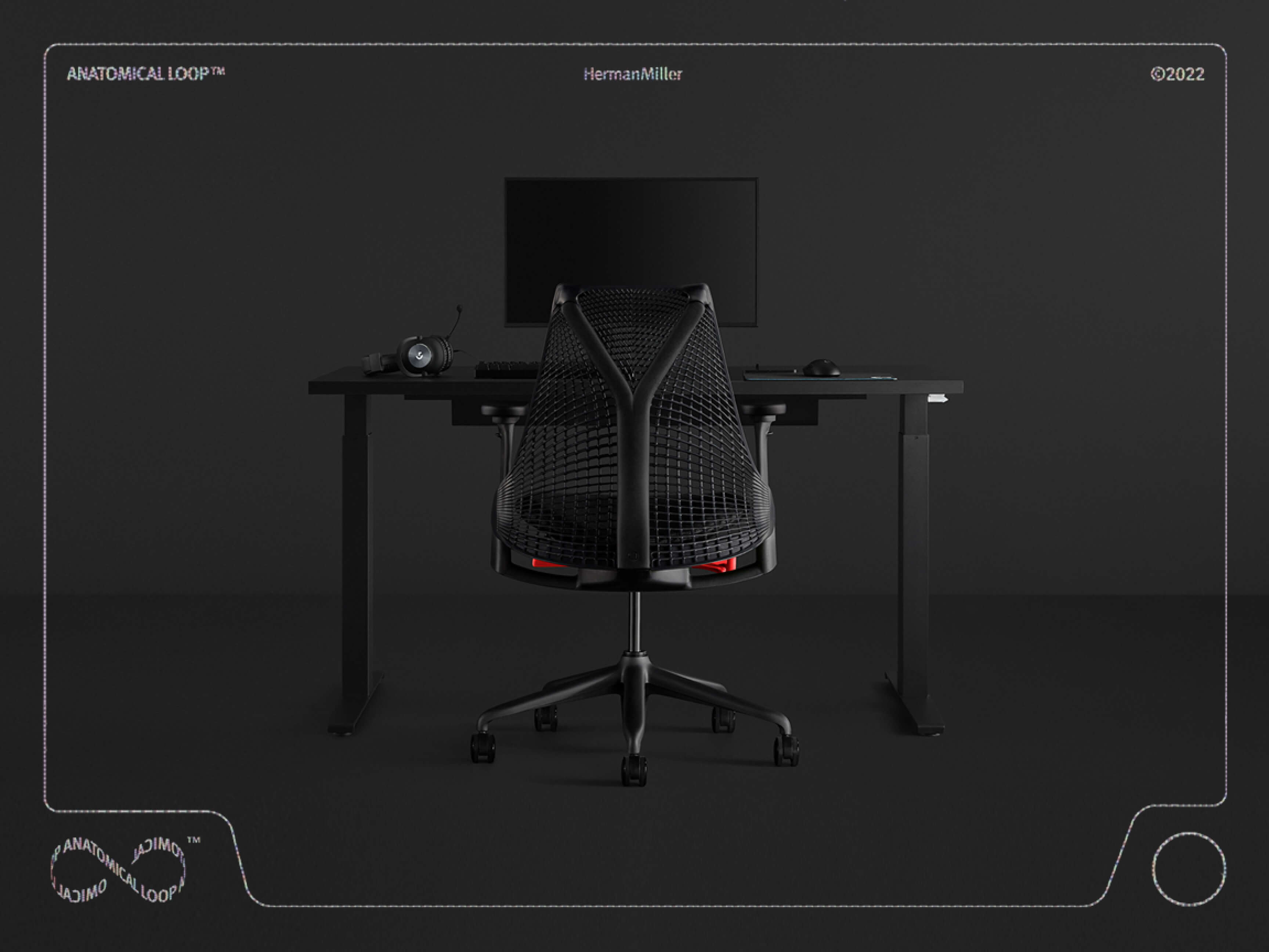 Sayl gaming chair with Motia gaming desk.