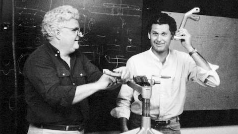 Product Designers Bill Stumpf and Don Chadwick. Product Designers Bill Stumpf and Don Chadwick.