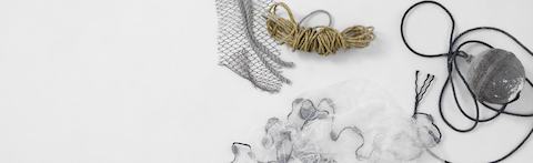 Fishing rope and nets found in ocean-bound plastic. Fishing rope and nets found in ocean-bound plastic.