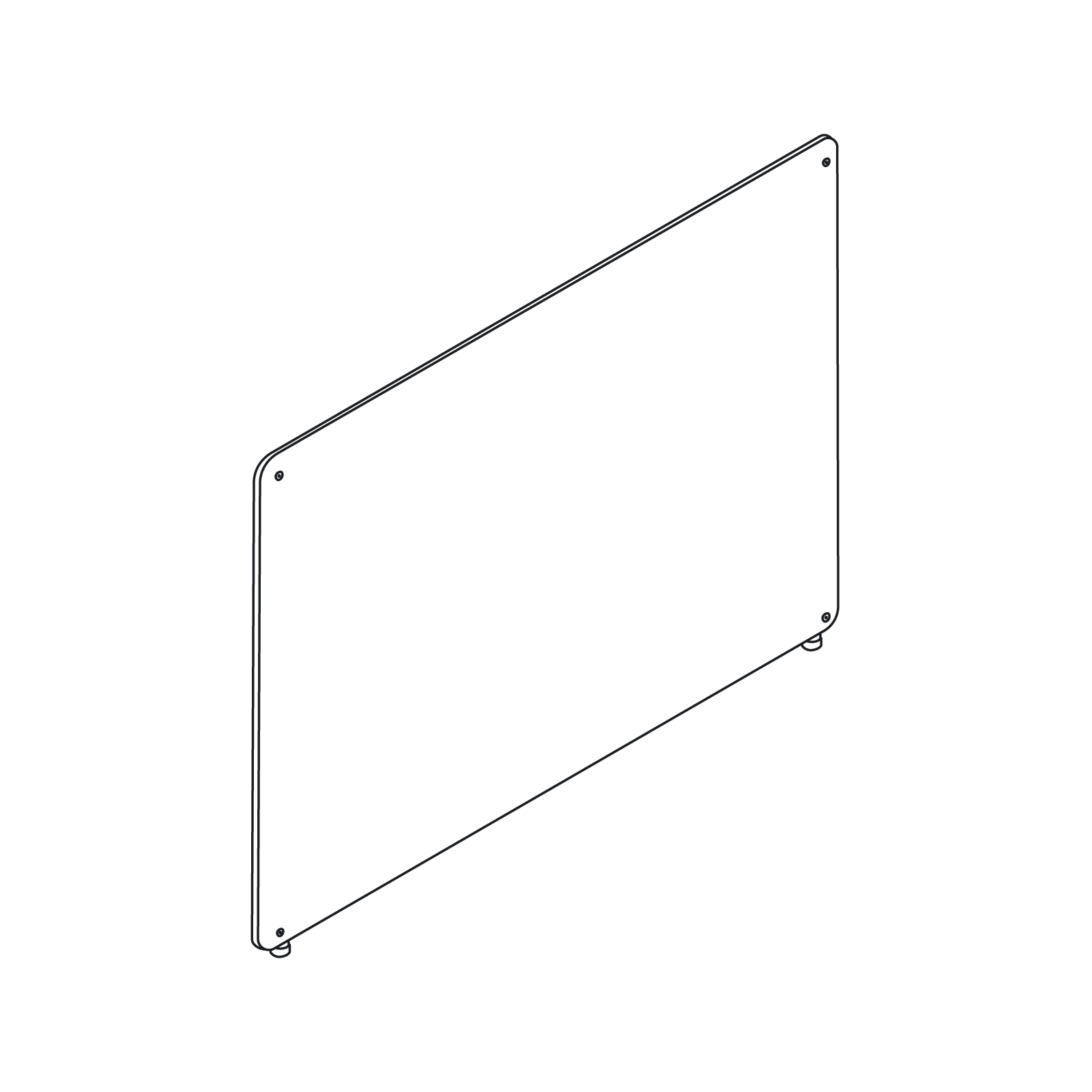 A line drawing - Bound Gallery Panel – Layout Studio – Back-to-Back