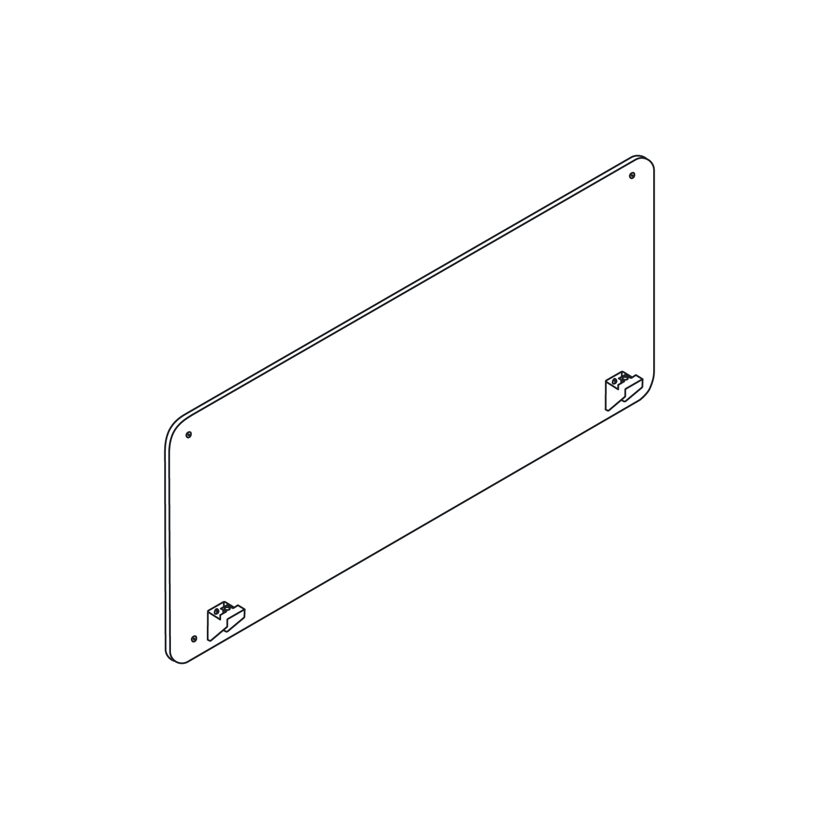 A line drawing - Bound Screen – Layout Studio – Single-Sided