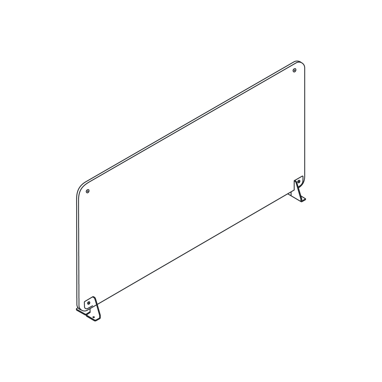 A line drawing - Bound Screen – Nevi Link – Back-to-Back