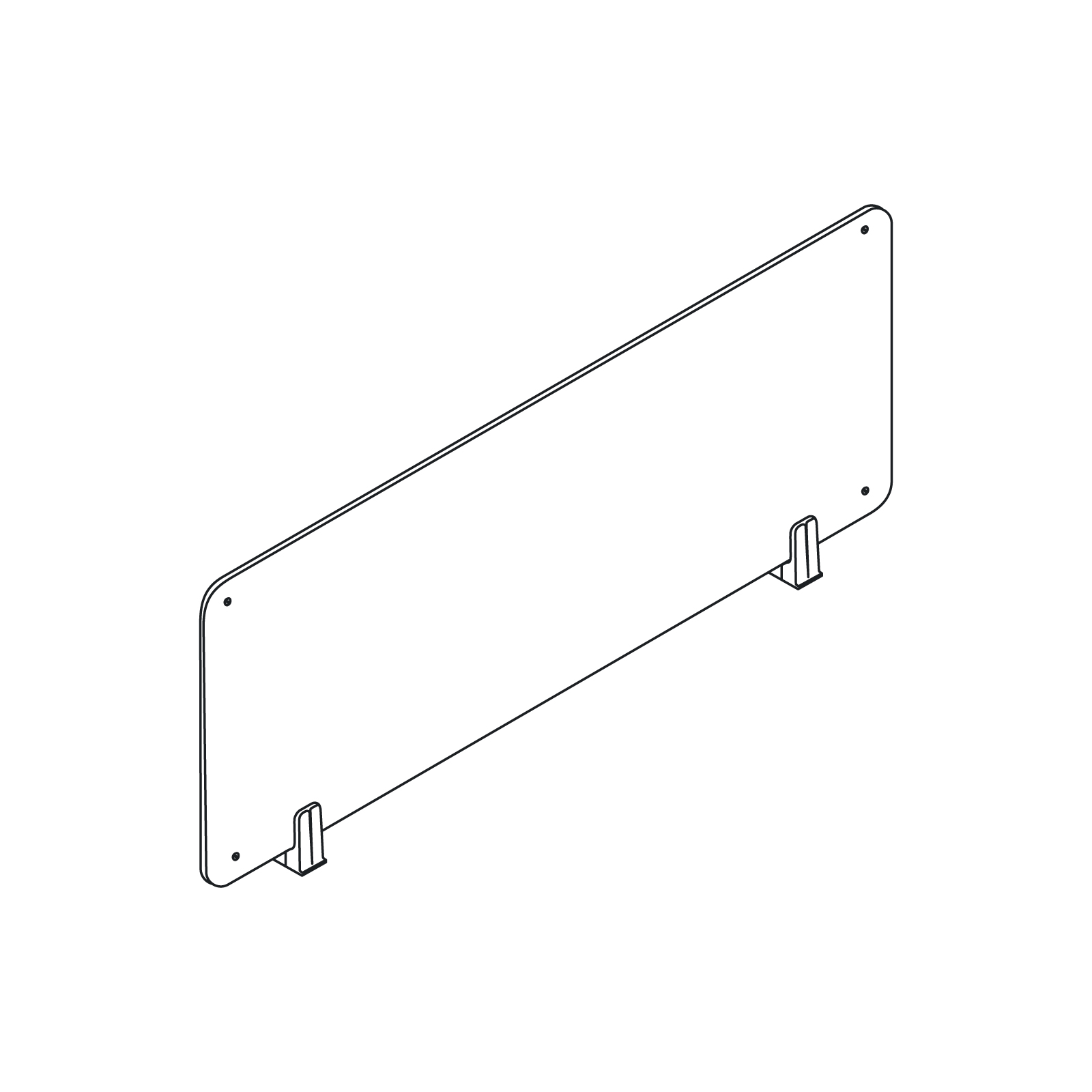 A line drawing - Bound Screen – Ratio – Back-to-Back