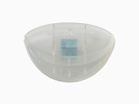 A plastic Bundle Clip for holding documents or a calendar.