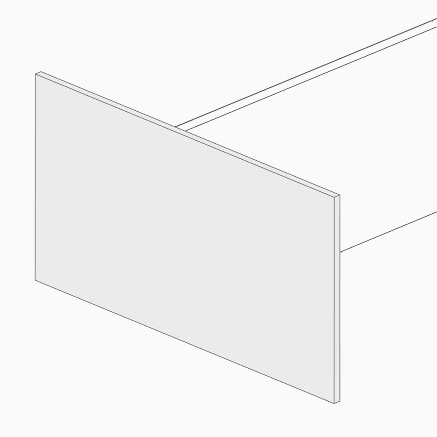 A line drawing of a Canvas Channel gallery panel.