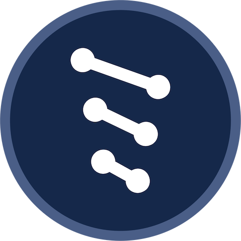 Three line segments of varying lengths, showing how the frame is flexible from every direction.