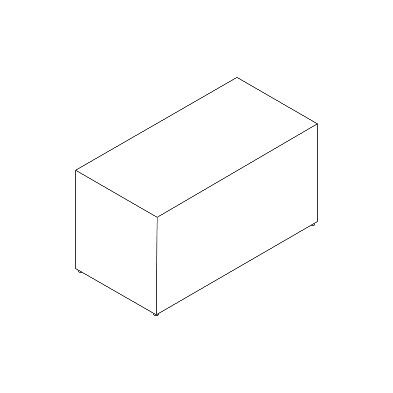 A line drawing - Cube Table