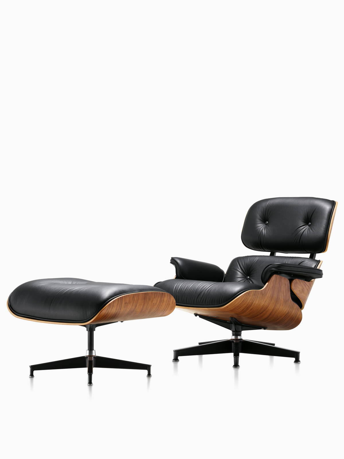 Chaise lounge y descansapies Eames
