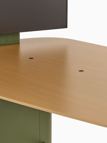 Ello Micro Vine USB-C embedded into Headway Huddle Table.