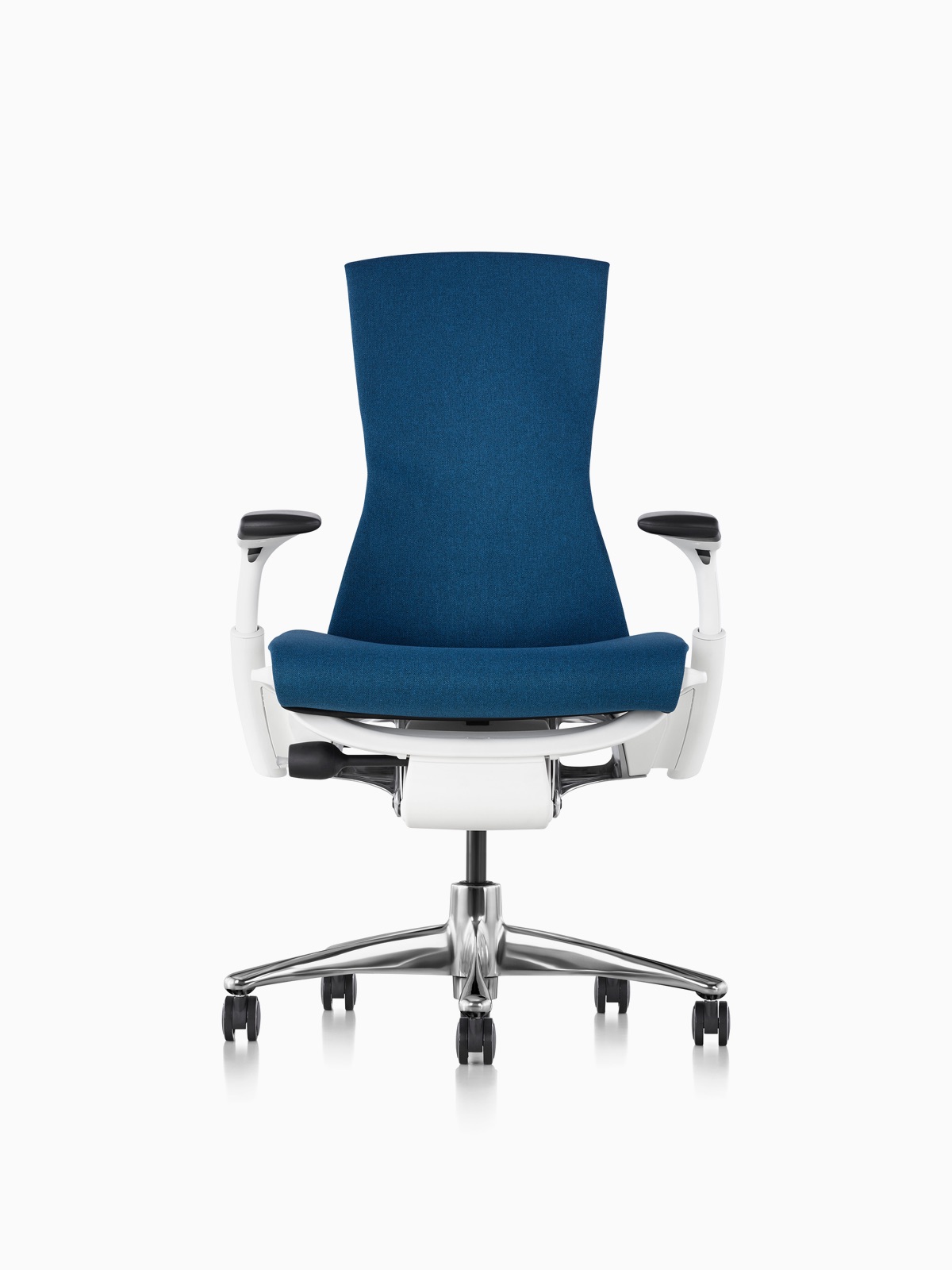 Blue Embody office chair. 
