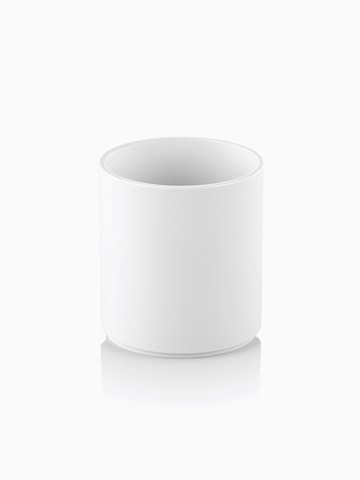 A white Formwork Round Pencil Cup.