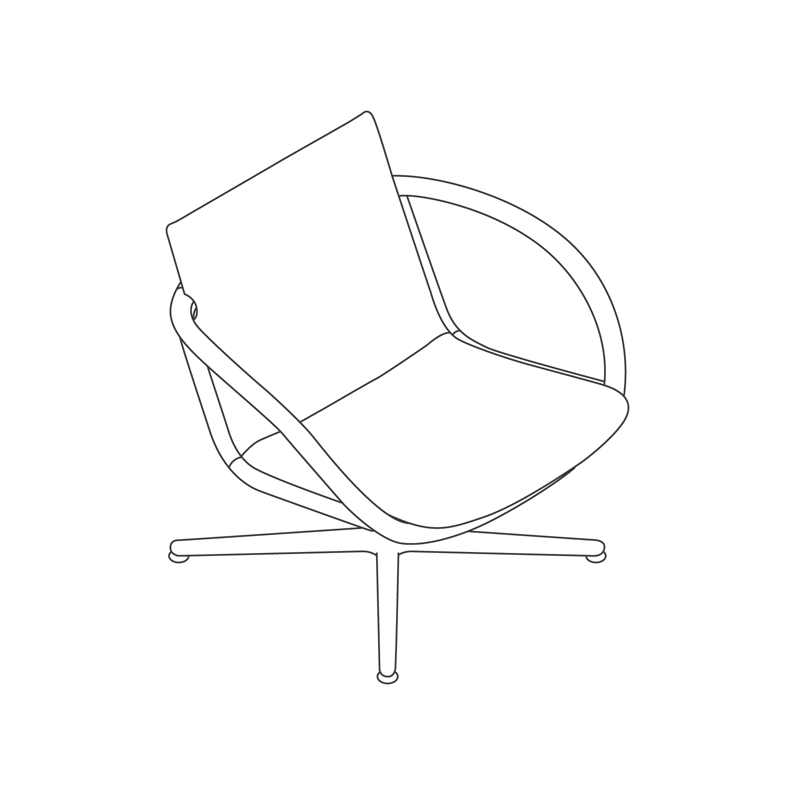 A generic rendering - Full Loop Lounge Chair