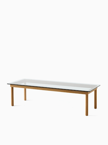 A front angle view of a rectangular Kofi Coffee Table.