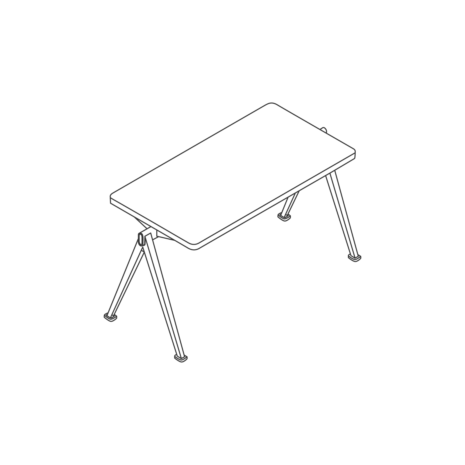 A line drawing - Pyramid Bench