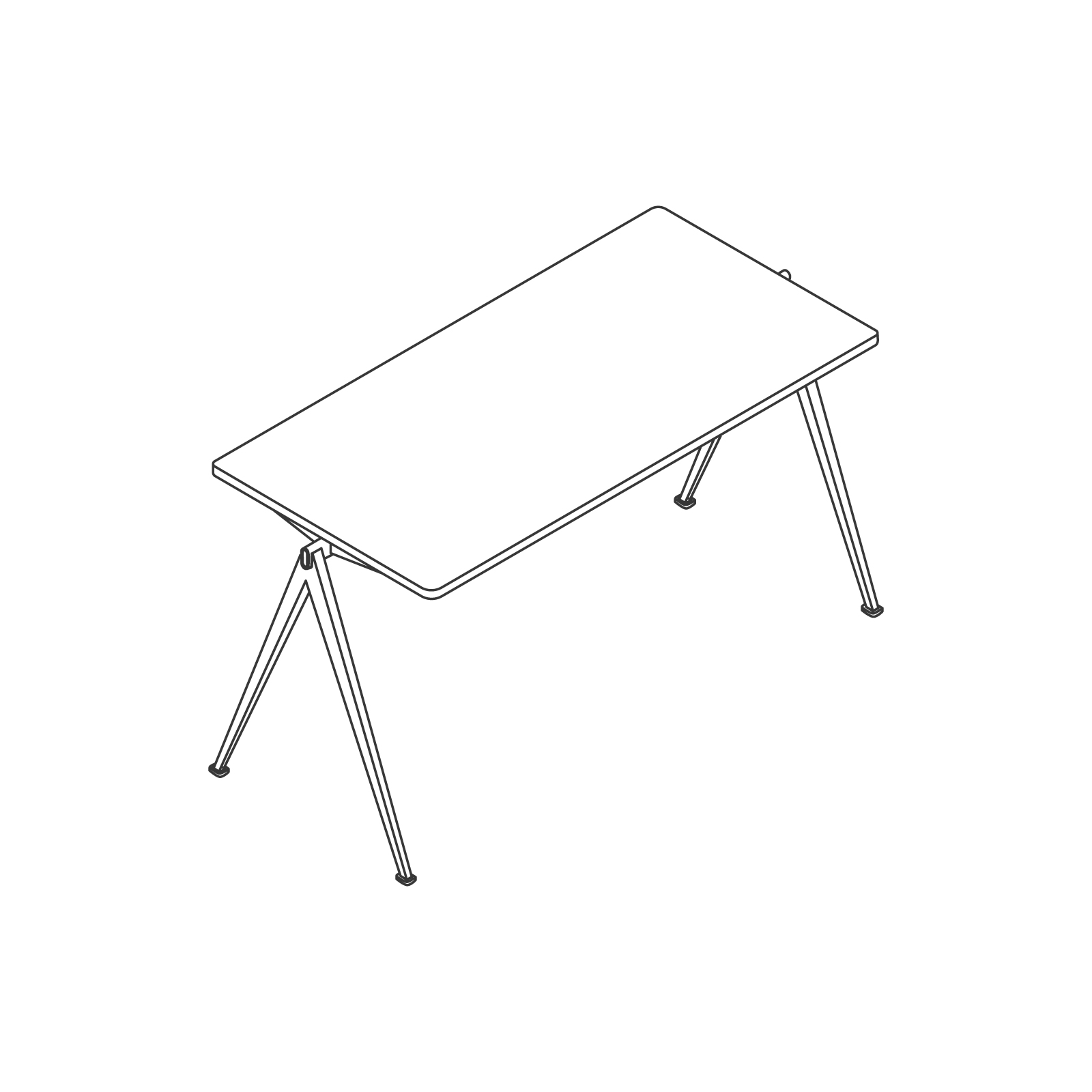 A line drawing - Pyramid Table