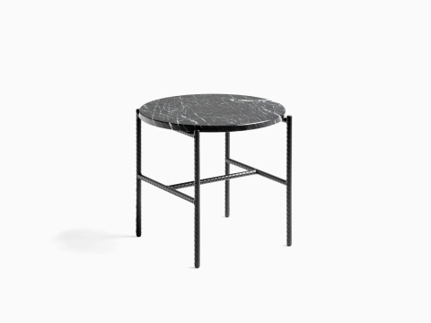 Front angle view of the Rebar side table. Front angle view of the Rebar side table.