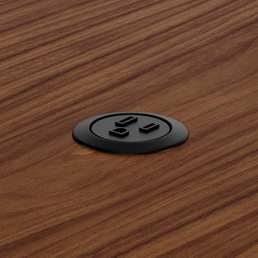 Headway Cafe Table with cutout for in-surface AC power.