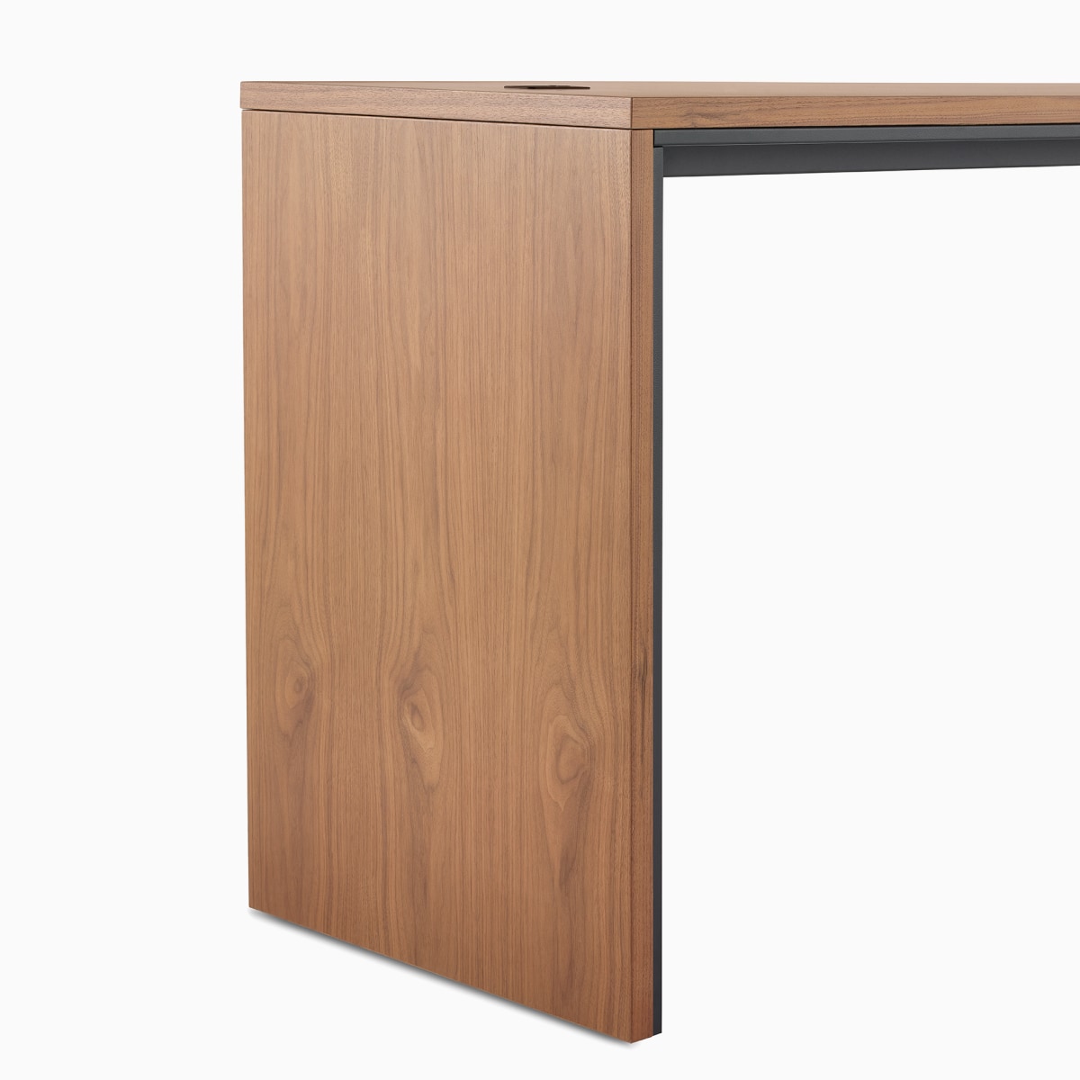 A close up of the Headway Communal Table leg.