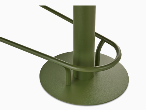 Close view of a Headway Huddle Table footrest.