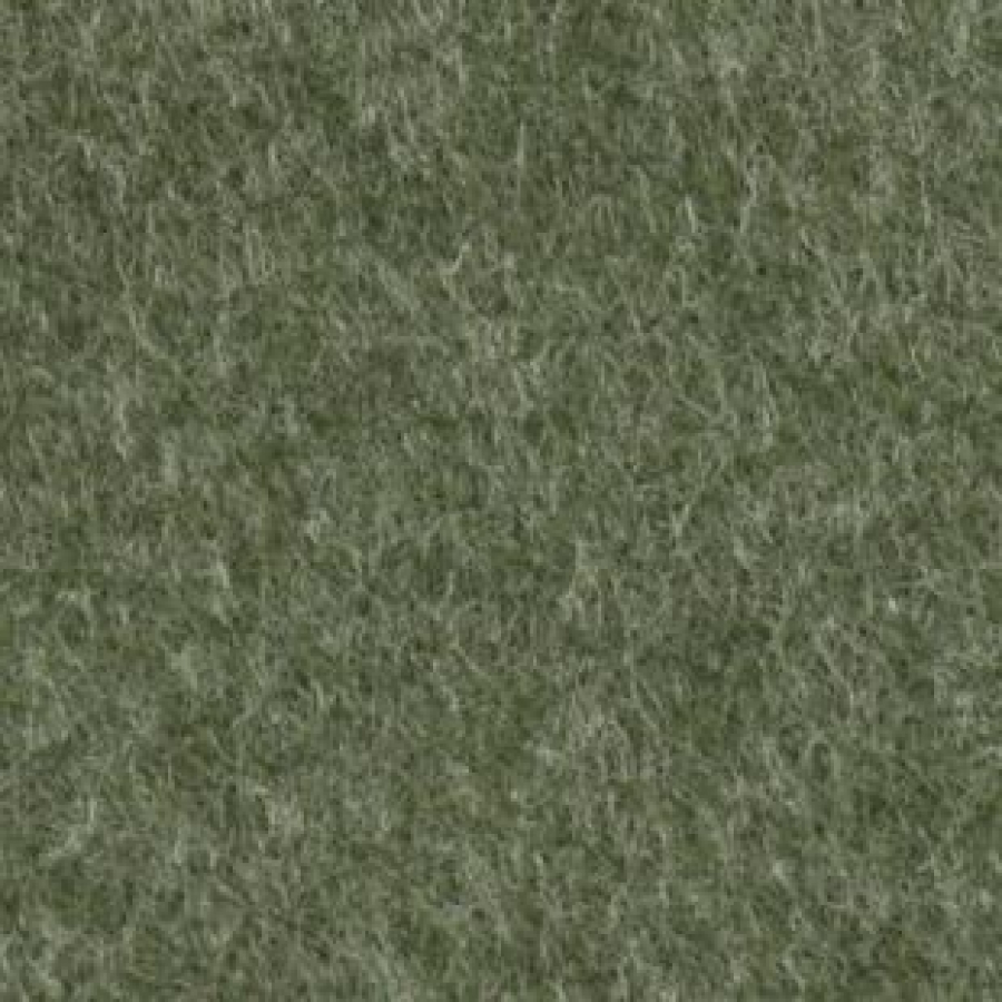 A swatch of green solid-texture nonwoven textile.