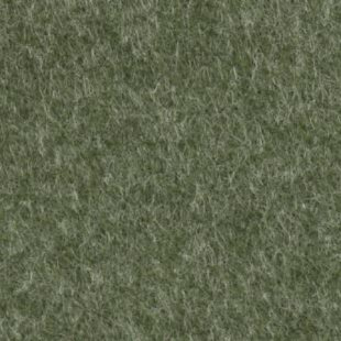 A swatch of green solid-texture nonwoven textile.