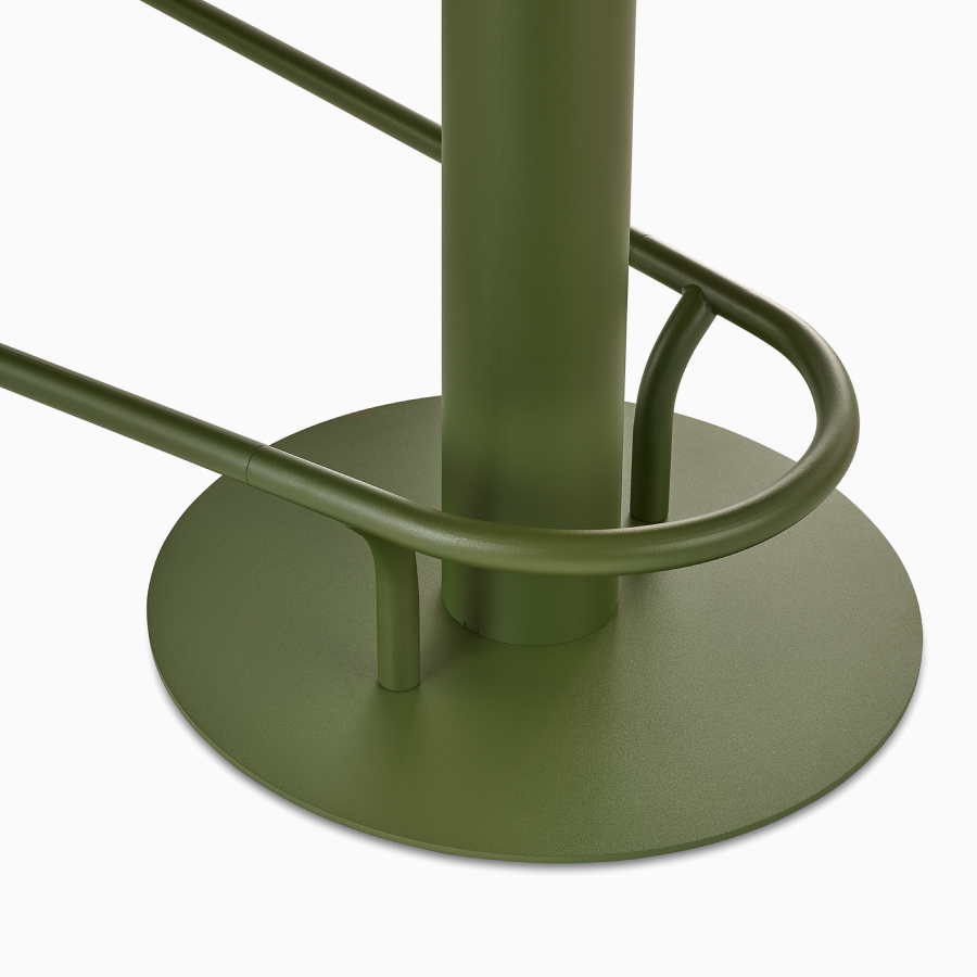 Close view of a Headway Huddle Table footrest.