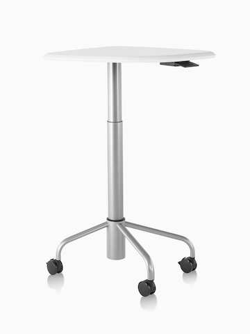 A mobile, height-adjustable Intent Solution table in a raised position.