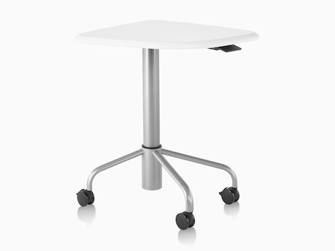 A mobile, height-adjustable Intent Solution table in a lowered position.