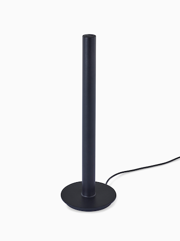 A black Logic Micro Tower with power cord.