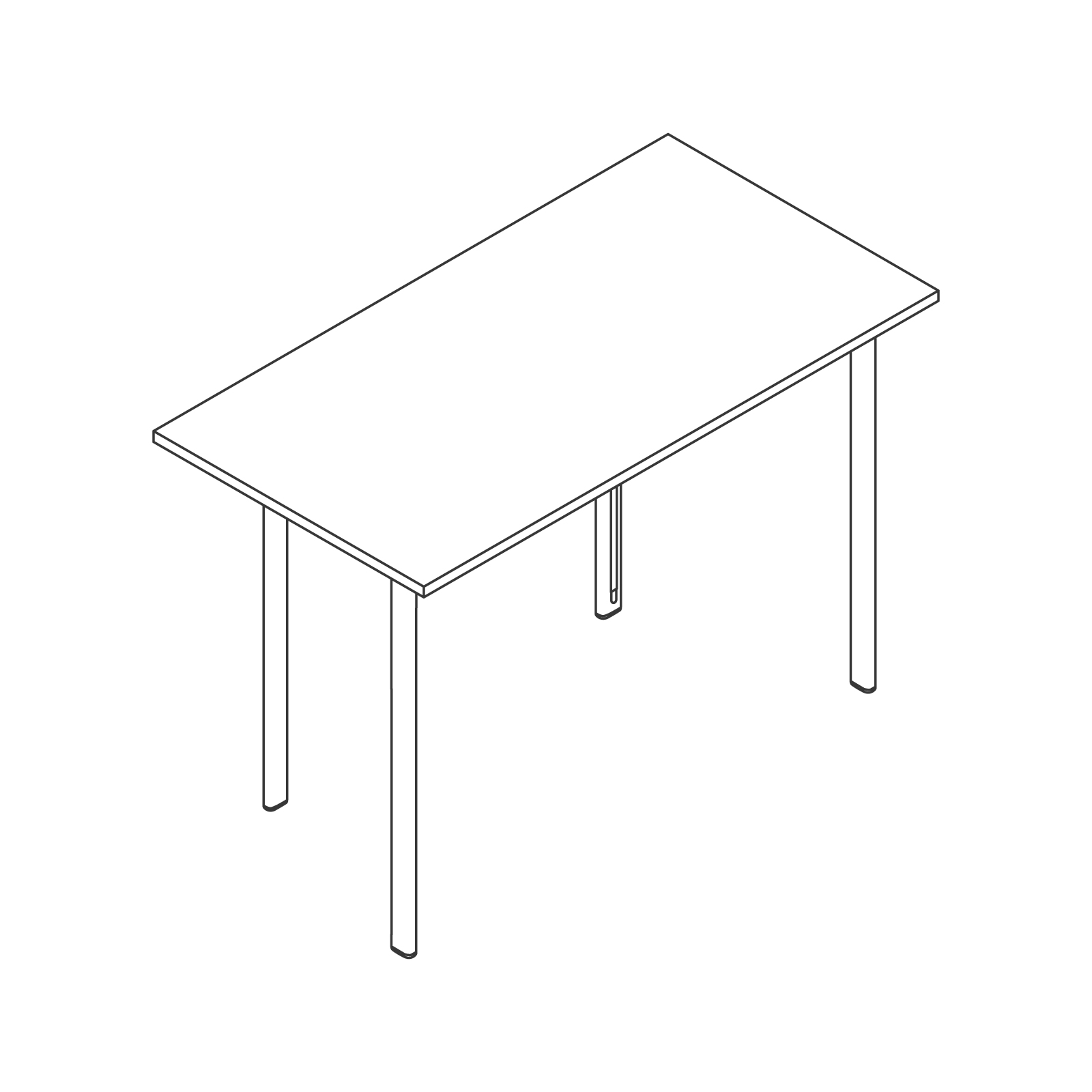 A line drawing - Mode Desk