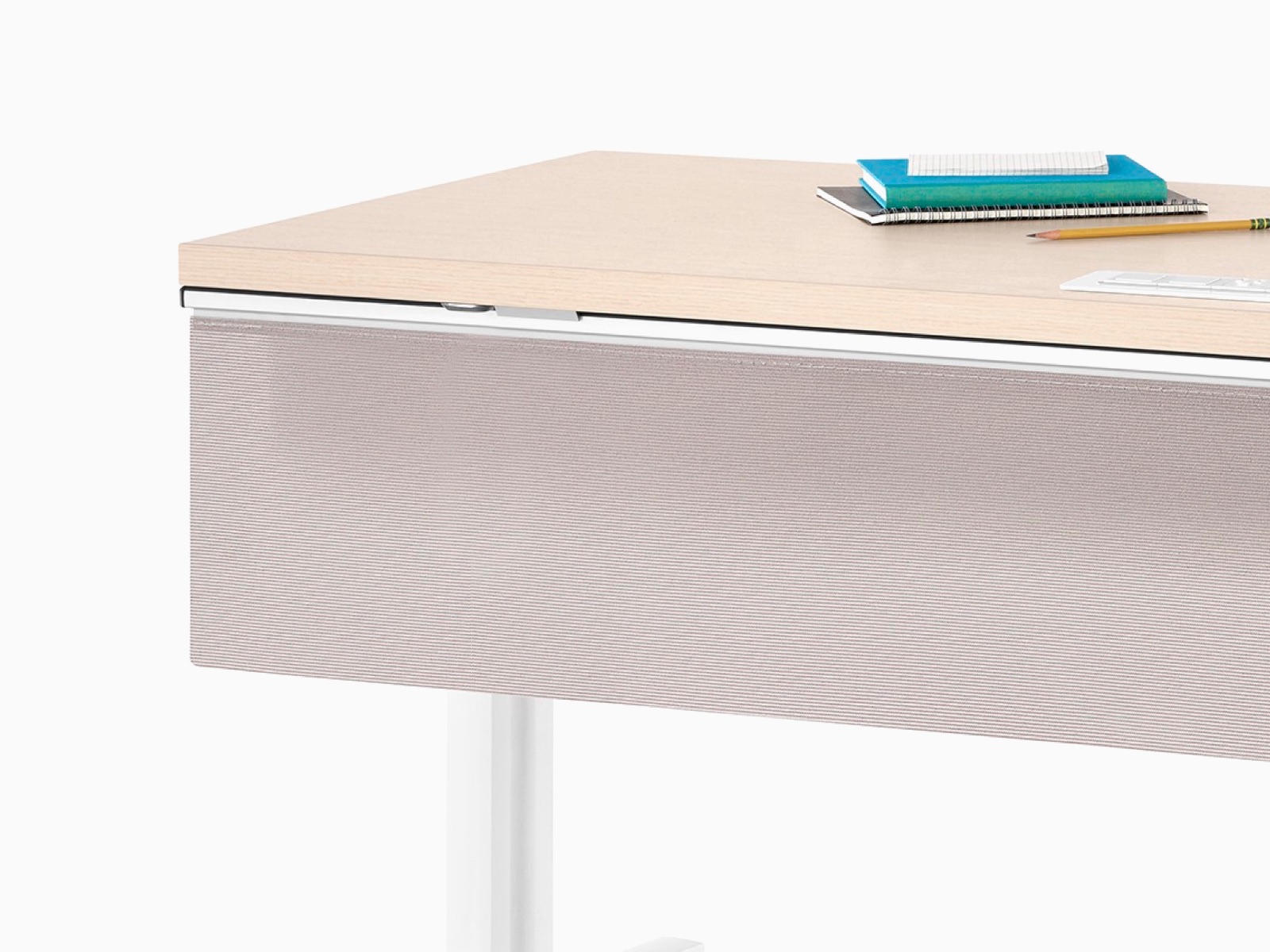 Otto Sit Stand Desk with Modesty Panel - Dania Furniture