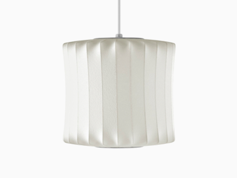 A hanging Nelson Lantern Bubble Pendant lamp. A hanging Nelson Lantern Bubble Pendant lamp.