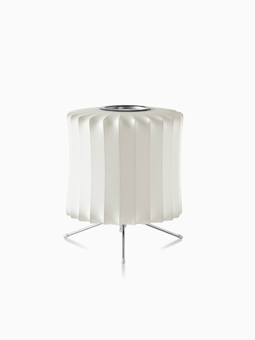 A white Table  Lamp.