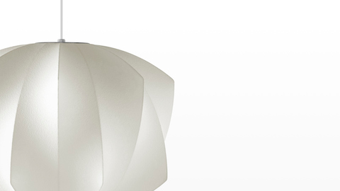 Close view of the Nelson Propeller Bubble Pendant lamp.