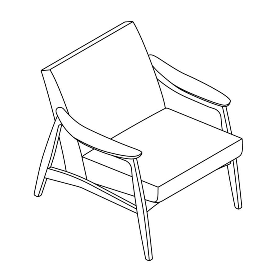 A line drawing - Nemschoff Aspen Lounge Chair
