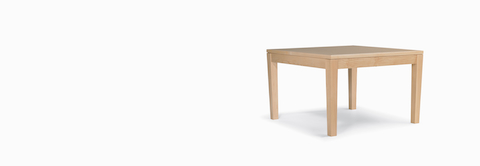 A Brava end table in solid maple. A Brava end table in solid maple.