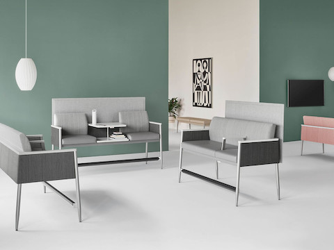 Environment view of the Nemschoff Palisade Collection featuring Palisade Easy Access seating.