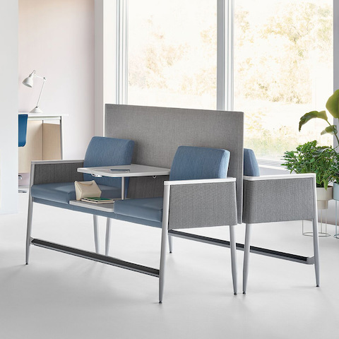 Environment view of the Nemschoff Palisade Collection featuring Palisade Easy Access Multiple seating.