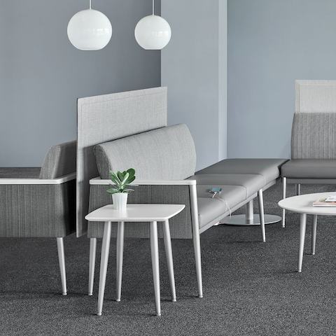 Environment view of the Nemschoff Palisade Collection featuring Palisade Multiple seating.