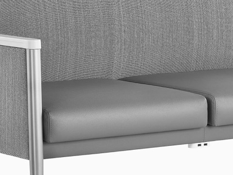 Cropped view of Nemschoff Palisade Multiple Seating focused on the cushion and back surface.