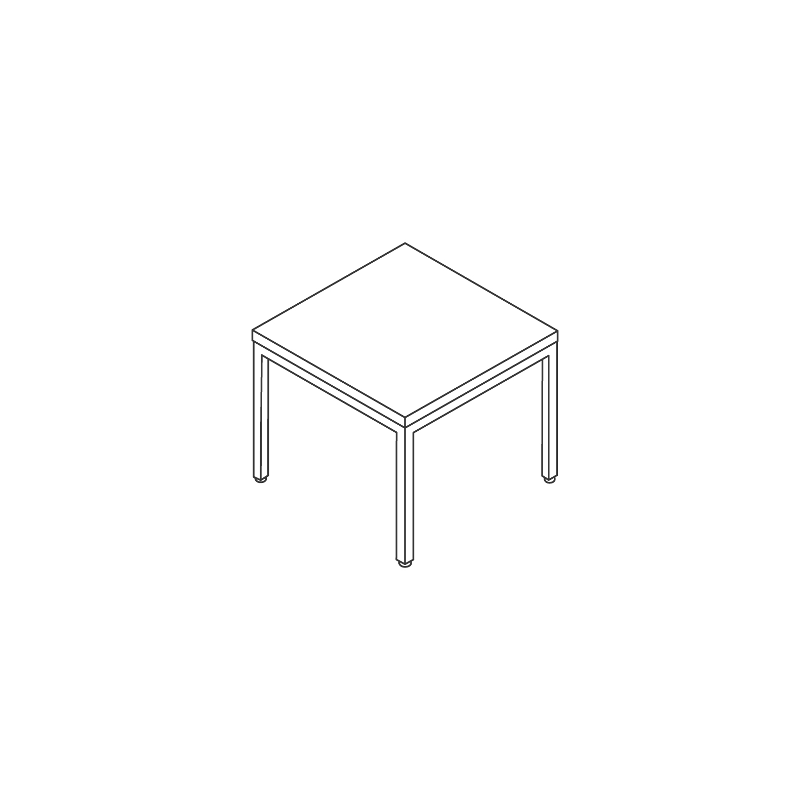 A line drawing - Nemschoff Riva Side Table