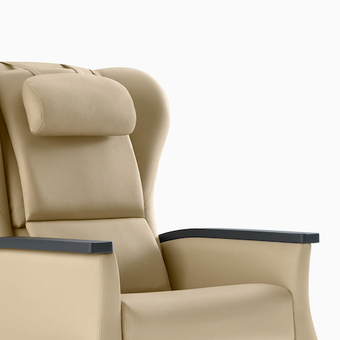 Three-quarter view of Nemschoff Serenity Recliner.