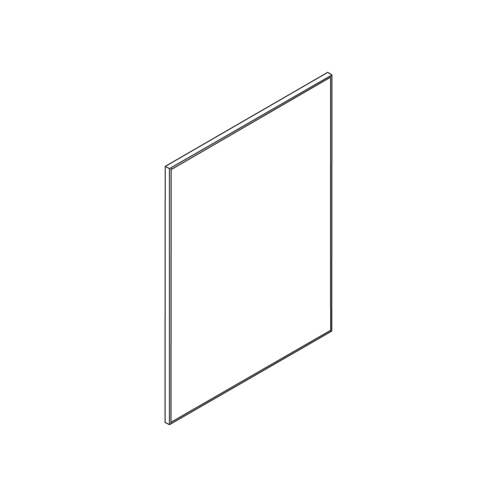 A line drawing - OE1 Mobile Easel–Project Board