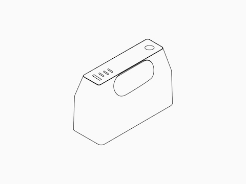 A line drawing - OE1 Powerbox