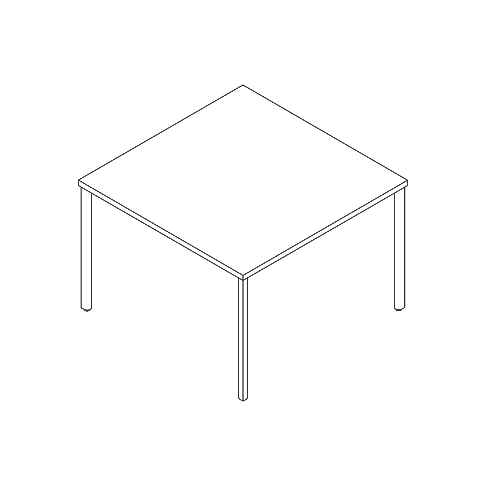 A line drawing - OE1 Project Table