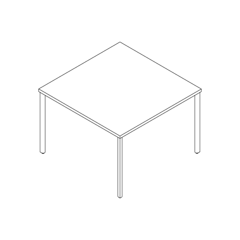 A line drawing - OE1 Project Table
