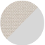 Seleccione este círculo blanco-crema/blanco para mostrar una sala Overlay semicerrada.
