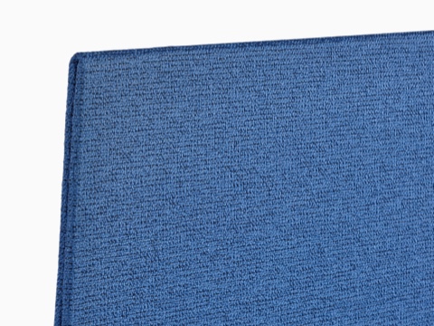 Close-up view of the fabric on a blue Personal Side Screen. Close-up view of the fabric on a blue Personal Side Screen.