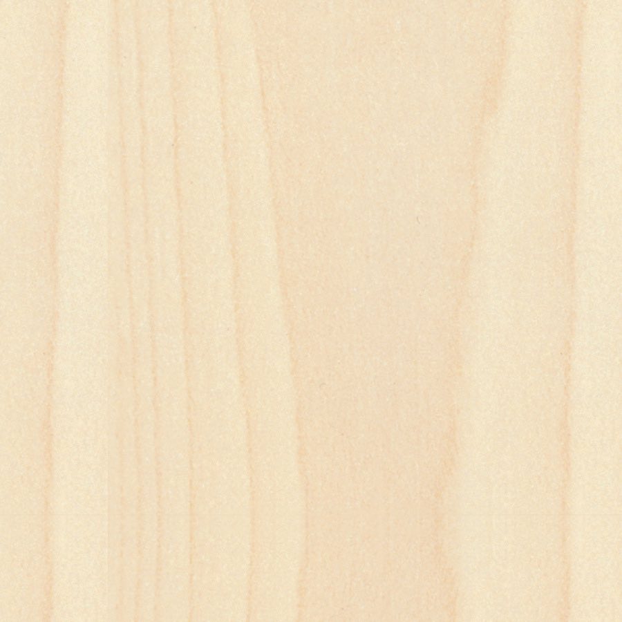 A close-up view of a woodgrain melamine finish.