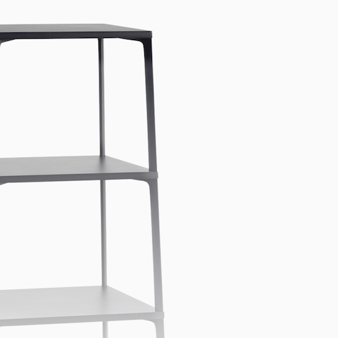 A black HAY Eiffel Shelving Unit. Select to view all HAY storage products.